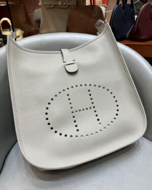 [에르메스] 에블린 33cm Clemence/ Gris Perle