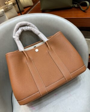 [에르메스]가든파티 30cm Clemence/ Gold