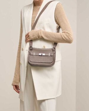 [에르메스] 집시에르 23cm Swift/ Etoupe - Silver