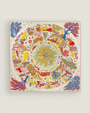 [에르메스] Sous le Charme d'Orphee 숄 140 H244177S