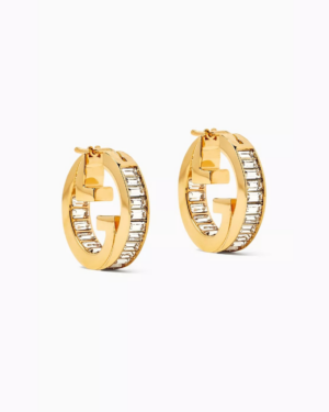 [구찌] 블론디 크리스탈 후프 귀걸이 815318