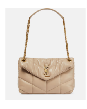 [생로랑] 푸퍼 스몰 숄더백 베이지 577476