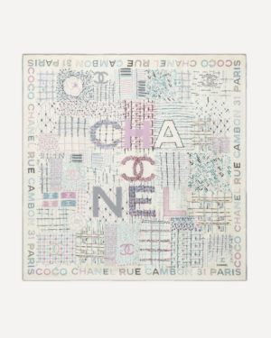 [샤넬] 스퀘어 스카프 실크 트윌 AA8619 (2 COLORS)