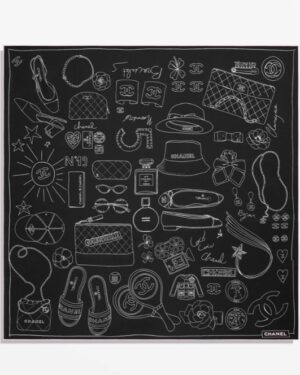 [샤넬] 스퀘어 스카프 실크 트윌 AA9820 (2 COLORS)