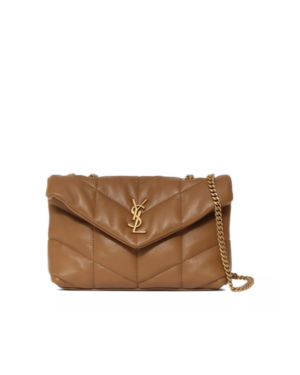 [생로랑] 푸퍼 토이 숄더백 브라운 759337