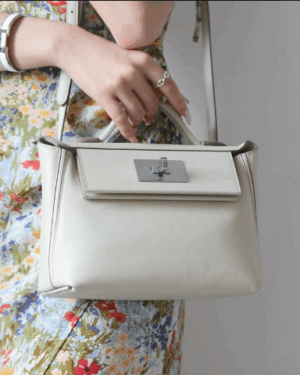 [에르메스] 24/24 Mini 21cm Evercolor/Swift/ Nata - Silver