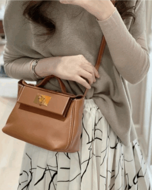 [에르메스] 24/24 Mini 21cm Evercolor/Swift/ Gold  - Gold