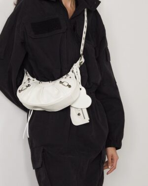 [발렌시아가] 르 카골 스몰 숄더백 화이트 6713071