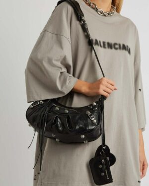 [발렌시아가] 르 카골 스몰 숄더백 블랙 6713071