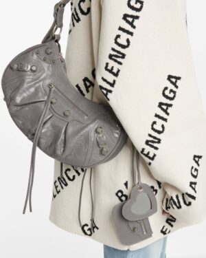 [발렌시아가] 르 카골 스몰 숄더백 그레이 6713071