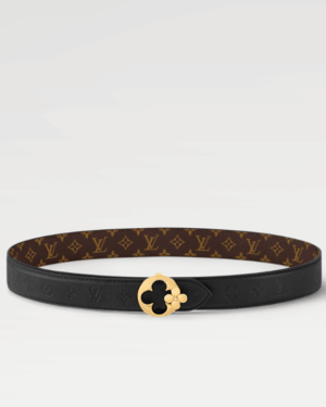 [루이비통] LV 플라워그램 라운드 30mm 리버서블 벨트 M8372U