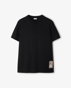 [버버리] 체크 라벨 코튼 티셔츠 81048891 (2 COLORS)