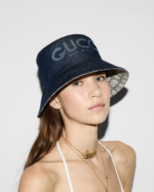 [구찌] 레이저 데님 버킷 모자 8030423HA5W4000 (2 COLORS)