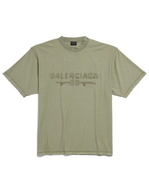 [발렌시아가] 미디엄 핏 인사이드-아웃 티셔츠 아미 822441TSVA22942 (2 COLORS)