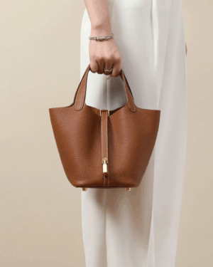 [베트남 출고] 에르메스 피코탄 18 브라운 금장 끌레망스 H056289 CC37