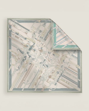 [에르메스] Concours d'Etriers Remix 더블 페이스 스카프 (2 COLORS)