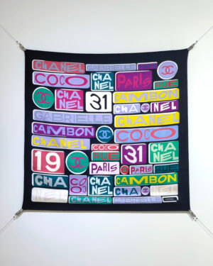 [샤넬] 스퀘어 스카프 (2 COLORS)