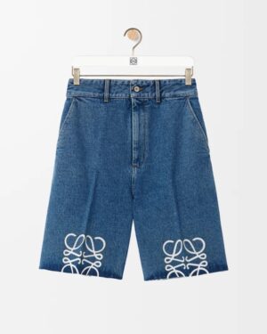 [로에베] 아나그램 데님 반바지 S359Y11XB9