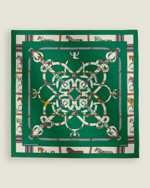 [에르메스] Eperon d'Or et Tenues de Jour 스카프 90 H244216S