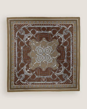 [에르메스] Eperon d'Or bandana 스카프 90 H042977S