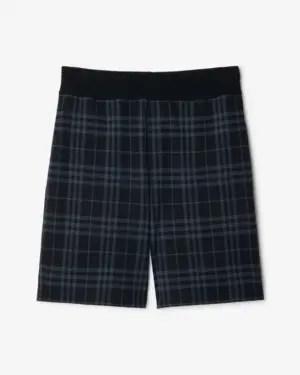 [버버리] 체크 스트레치 코튼 블렌드 쇼츠 81018971