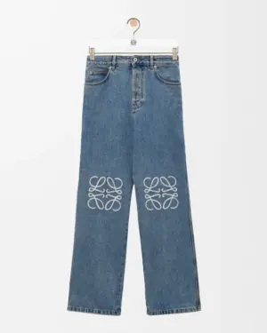 [로에베] 아나그램 데님 배기 진  H526Y11W59