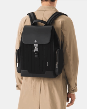 [리모와] 네버 스틸 캔버스 플랩 백팩 라지 블랙 52500006