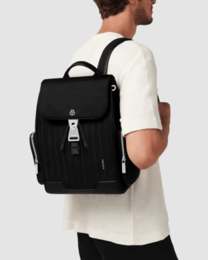 [리모와] 네버 스틸 캔버스 플랩 백팩 스몰 블랙 52523001