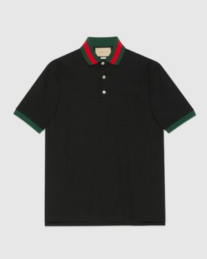 [구찌] 웹(Web) 카라 코튼 피케 폴로 701735 XJELJ 1043 (4 COLORS)