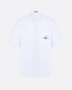 [디올] Christian Dior Couture 은방울꽃 자수 반소매 셔츠 493C521B1581_C085