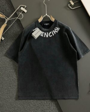 [발렌시아가] 크루넥 반팔 티셔츠