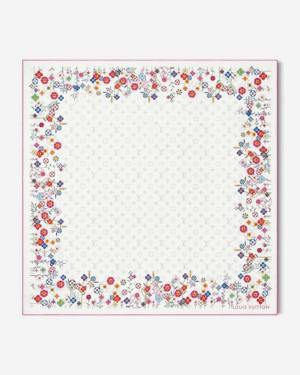 [루이비통] LV x TM 모노그램 슈퍼플랫 플라워 스카프 90 (3 COLORS)