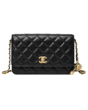 [베트남 출고] 샤넬 클래식 WOC 골드볼 체인 백 블랙 금장 AP1450