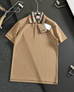 [버버리] 체크 칼라 코튼 폴로셔츠 (2 COLORS)