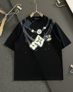 [루이비통] 크루넥 반팔 티셔츠 (2 COLORS)