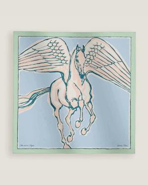 [에르메스] Libre Comme Pegase 스카프 90 H003802S (3 COLORS)