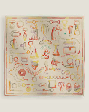 [에르메스] Inventaire Poetique pour un Conte Sellier 숄 90 (3 COLORS)