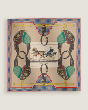 [에르메스] Carrick a Pompe 스카프 90 (3 COLORS)