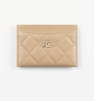 [샤넬] 클래식 카드홀더 캐비어 금장 AP0213