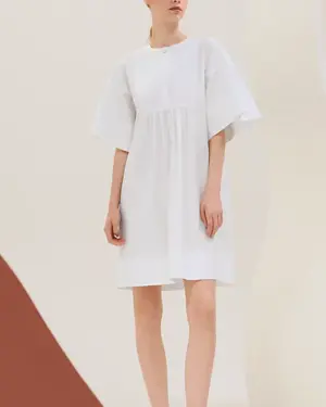 [에르메스] Mosaique 쇼트 보호 드레스 H5E0570DB9036