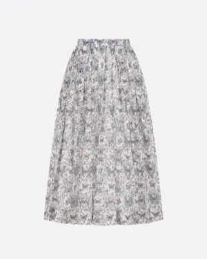 [디올] 플레어 미디 스커트 521J90A3A48_X0807