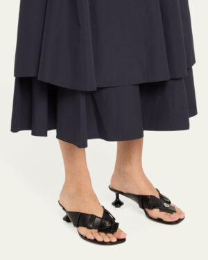 [로에베] 토이 판타 토 포스트 샌들힐 LLST465X02