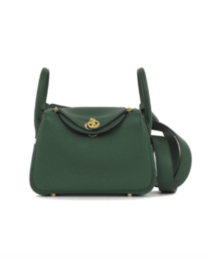 [에르메스] 린디 26cm Clemence/ Vert Anglais - Gold