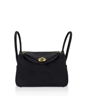 [에르메스] 린디 26cm Clemence/ Noir - Gold