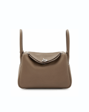 [에르메스] 린디 26cm Clemence/ Etoupe - Silver