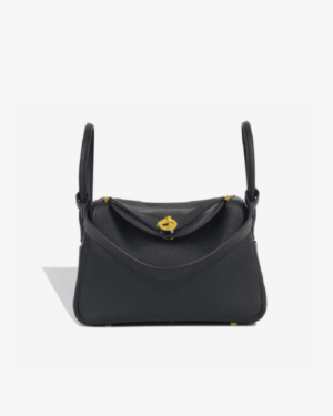 [에르메스] 린디 26cm Taurillon Clemence/ Noir - Gold