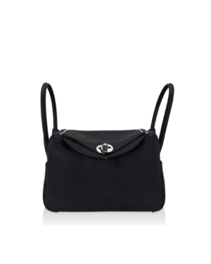 [에르메스] 린디 26cm Taurillon Clemence/ Noir - Silver