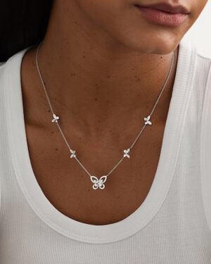 [그라프] 멀티 버터플라이 실루엣 다이아몬드 펜던트 RGP746