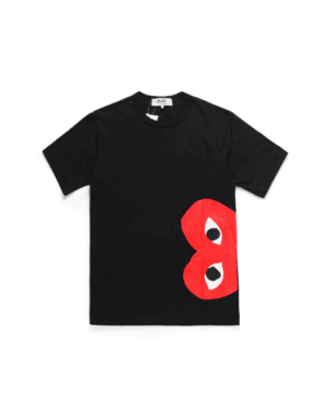 [꼼데가르송] 사이드 하프 하트 티셔츠 (2 COLORS)