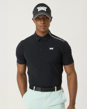 [PXG] 남성 여름 원 포인트 카라 숏 슬리브 티셔츠 PJMCM222721 (2 COLORS)